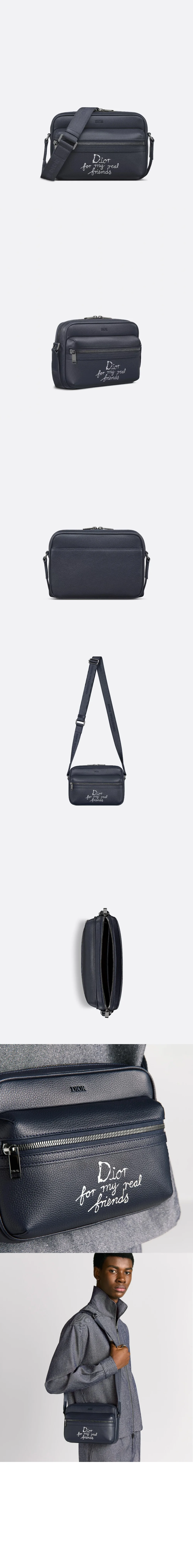 디올 HYLTON NEL Rider 2.0 지퍼 메신저백 1ESPO
