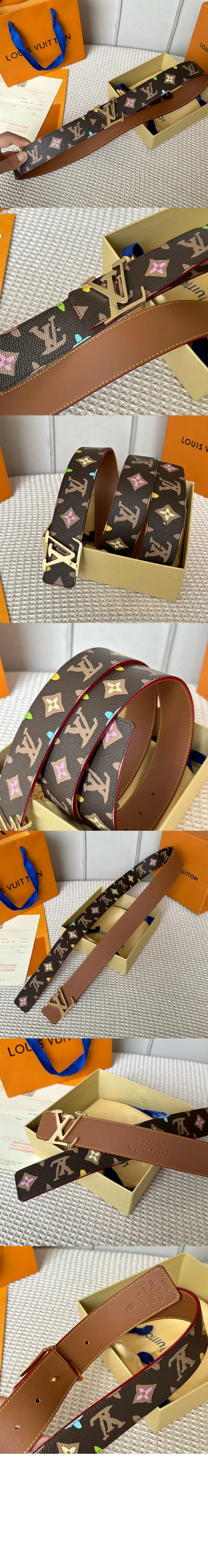 루이비통 LV 택 리버서블 벨트 M8586V