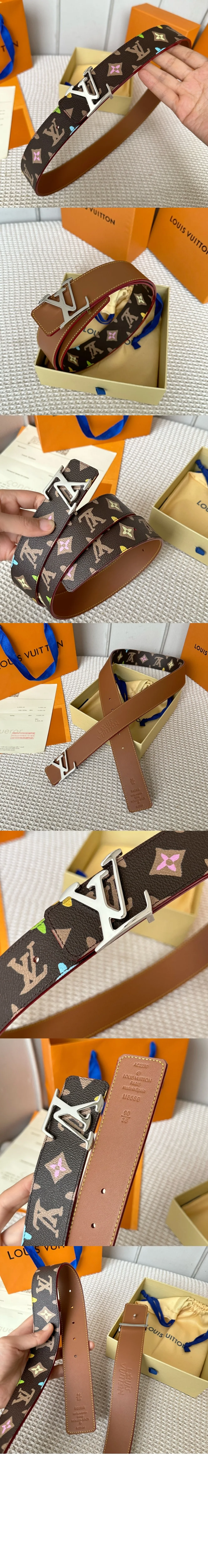 루이비통 LV 택 리버서블 벨트 M8586V