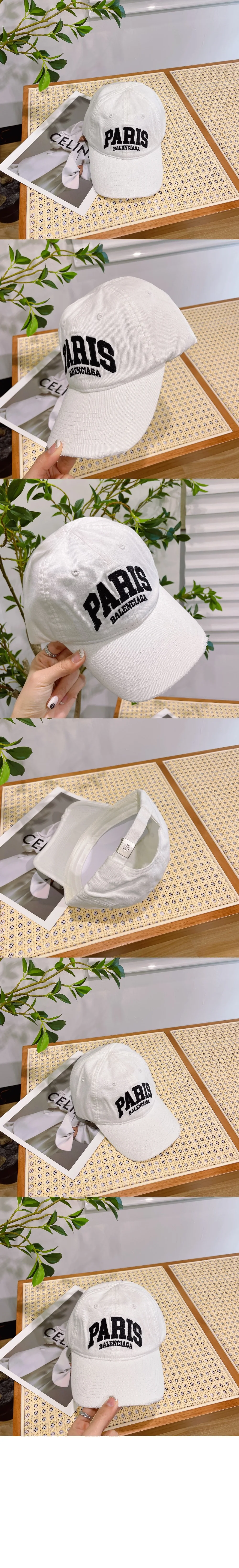 발렌시아가 패리스 시티 코튼 베이스볼 캡 680748