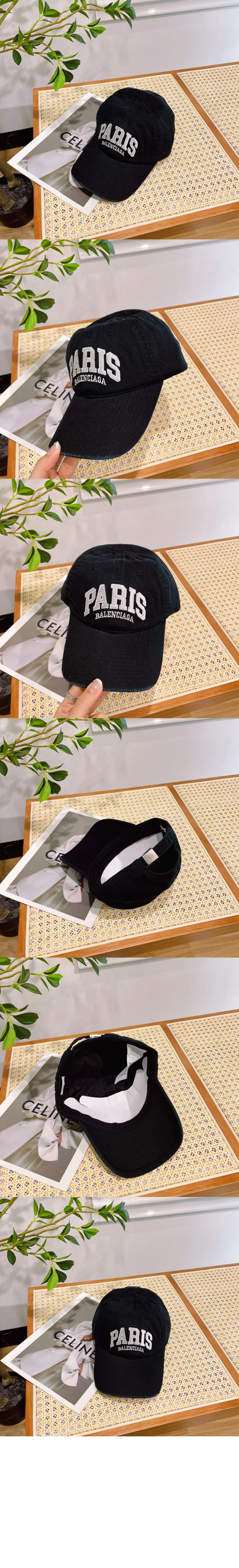 발렌시아가 패리스 시티 코튼 베이스볼 캡 680748