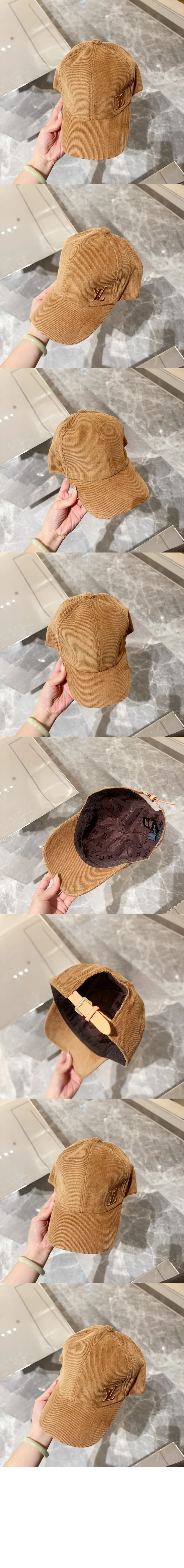 루이비통 코듀로이 모자 M7242M