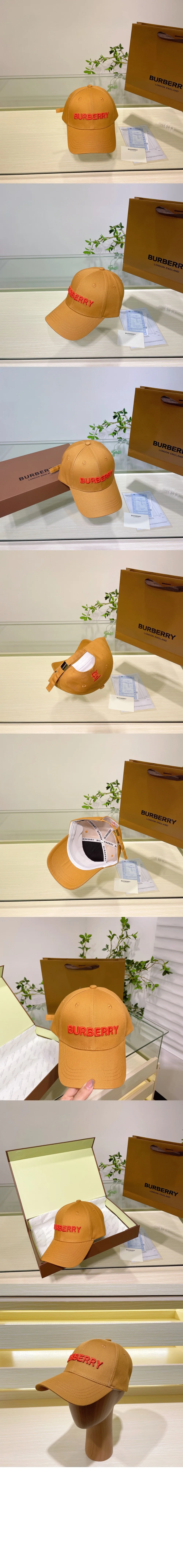 버버리 베이스볼 캡 8015339
