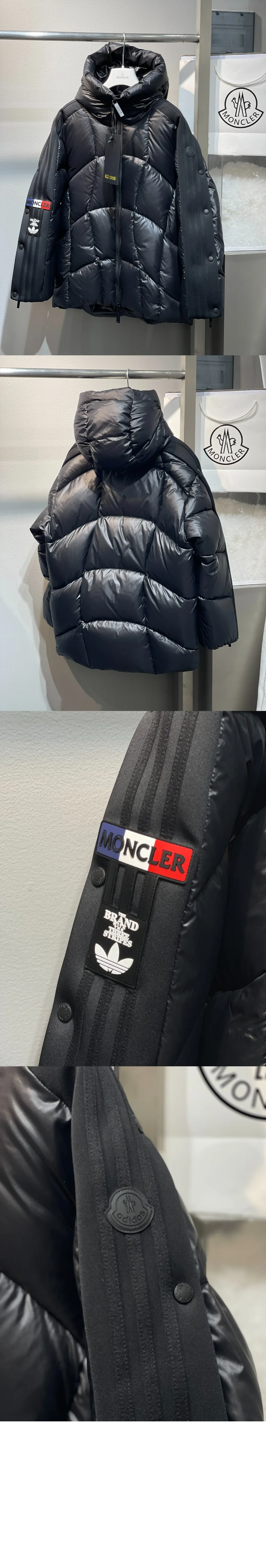몽클레어 바이저 쇼트 다운 재킷