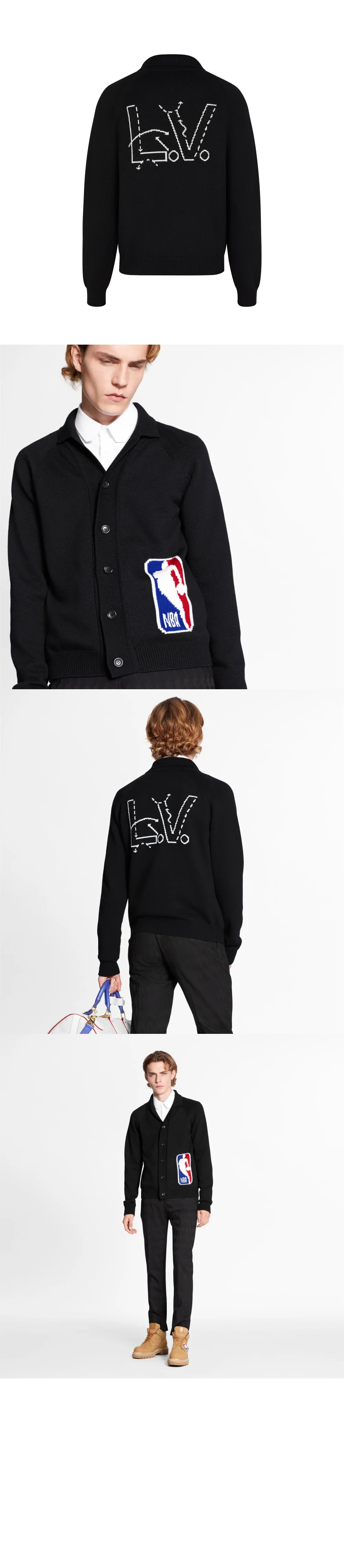 루이비통 LVxNBA 니트 재킷 1A8H6N