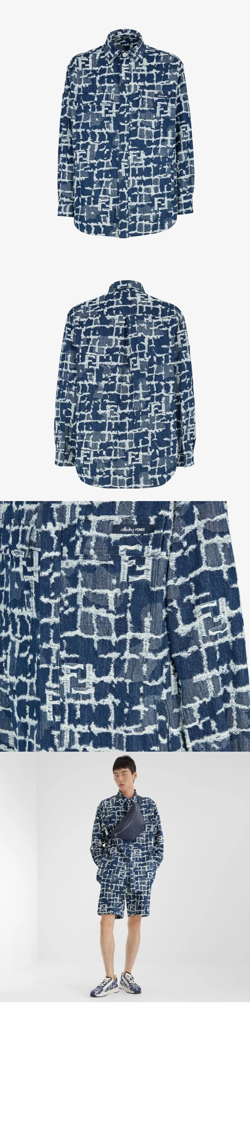 펜디 FF 청바진 재킷 FW1292