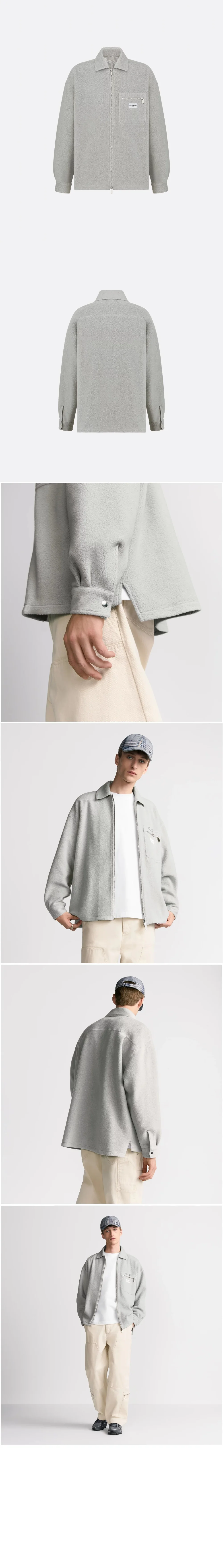 디올 Christian Dior Couture 지퍼 오버셔츠 513J5
