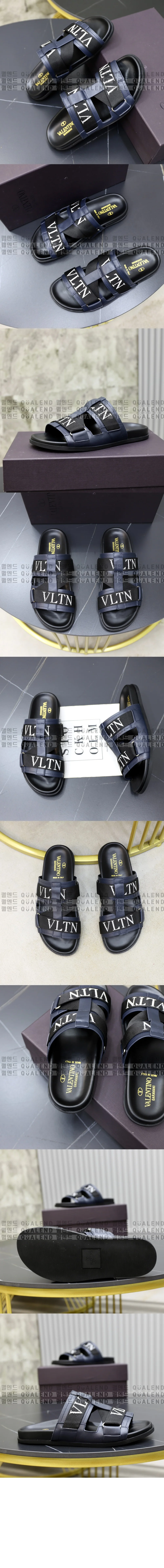 발렌티노 VLTN 레더 샌들
