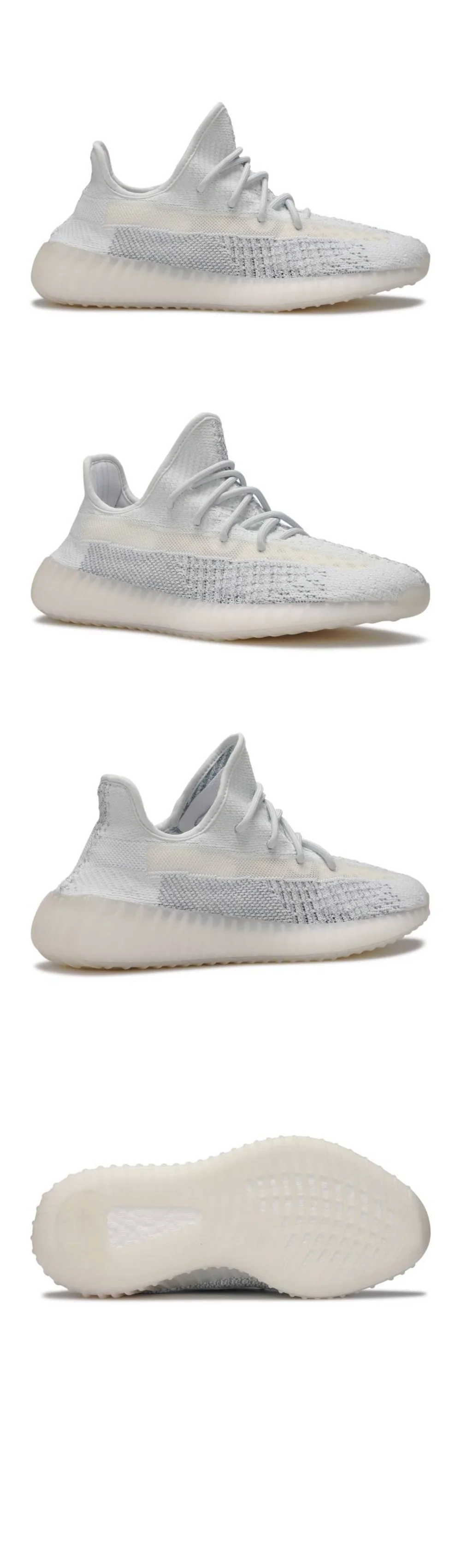이지 350 V2 클라우드 화이트 리플렉티브 FW5317